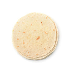 Soft, thin tortilla, 15cm length made from wheat flour. Tortillas in frozen form easily stored and defrost within 30 to 45 seconds when heated. Ideal for tacos or mini quesadillas filled with vegetables or/and meat.
