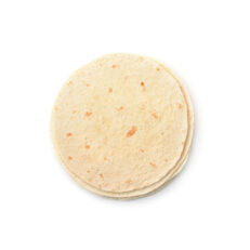 Soft, 11cm length, thin tortilla made from wheat flour. Frozen and easily stored. Heat for 30 to 45 seconds when use and fill them with any ingredient you desire. Ideal for tacos or mini quesadillas.