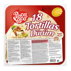 A round, versatile flour tortilla with the aroma of freshly-baked bread. 25 CM Ambient.