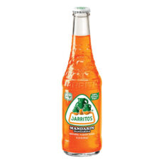 A Mexican origin mandarin flavored carbonated soda. It is completely refreshing and bubbly.