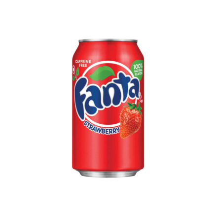 Strawberry flavored carbonated soft drink, caffeine free. Refreshing, bubbly and sweet, with red color.