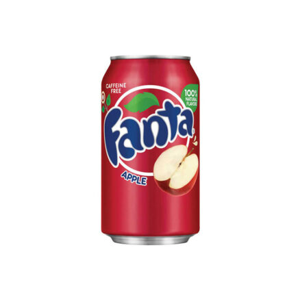 Apple flavored carbonated soft drink, caffeine free. A mix of a sweet and fresh taste.