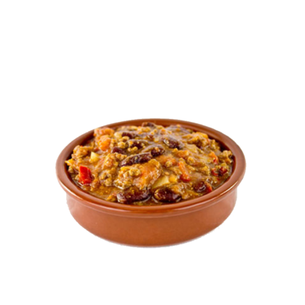 Hot and spicy Chilli con Carne in Mexican recipe with a satisfying sense of home cooked meal. The ideal comfort food, ready to eat along with rice, nachos or baked potatoes.