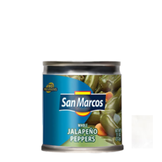 Sliced green jalapenos peppers, packed with salt, vinegar and spices. . Ideal to spice up the food, providing a mildly hot sensation. The perfect combination for tortilla chips and burgers.