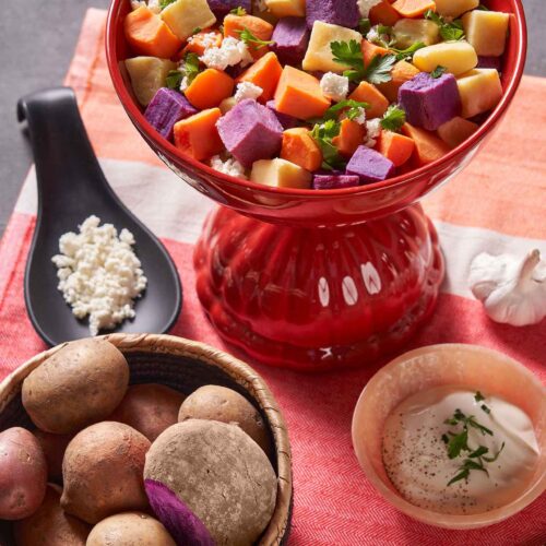 Βιολογικά κομμάτια γλυκοπατάτας μοβ 1kg